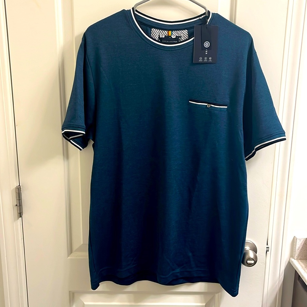 Men’s Business Casual Navy Tee